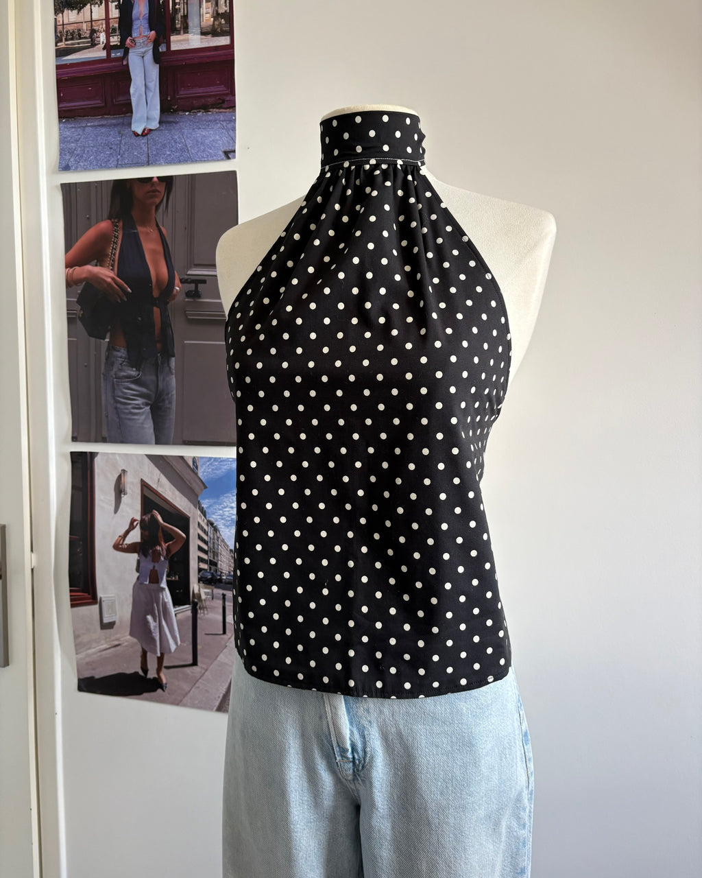 le Choker Top Classic Polka