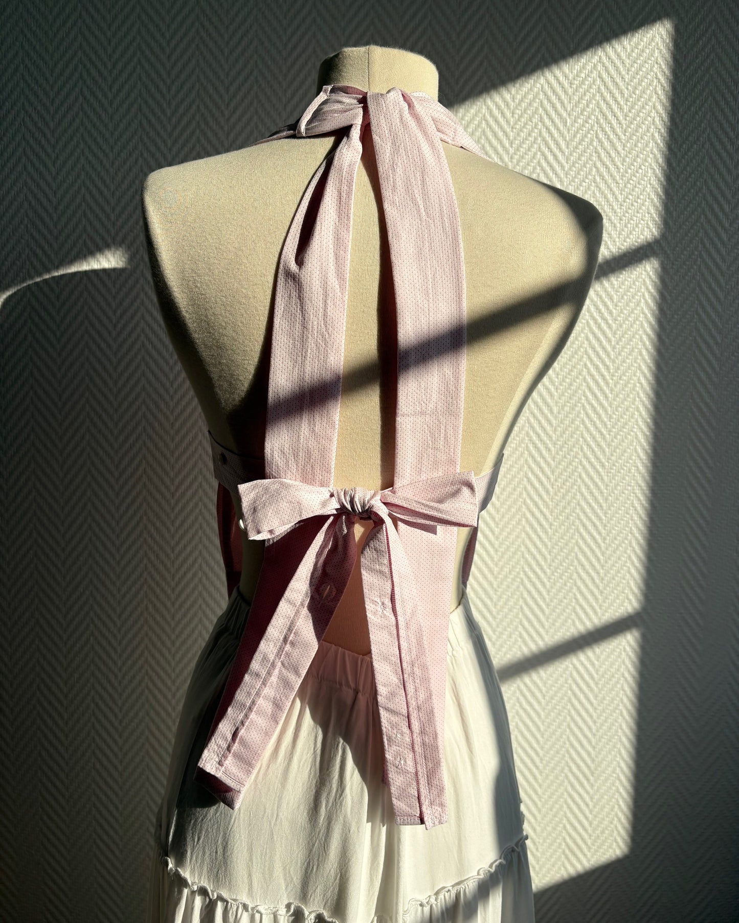 le Top Chemise Pink Polka