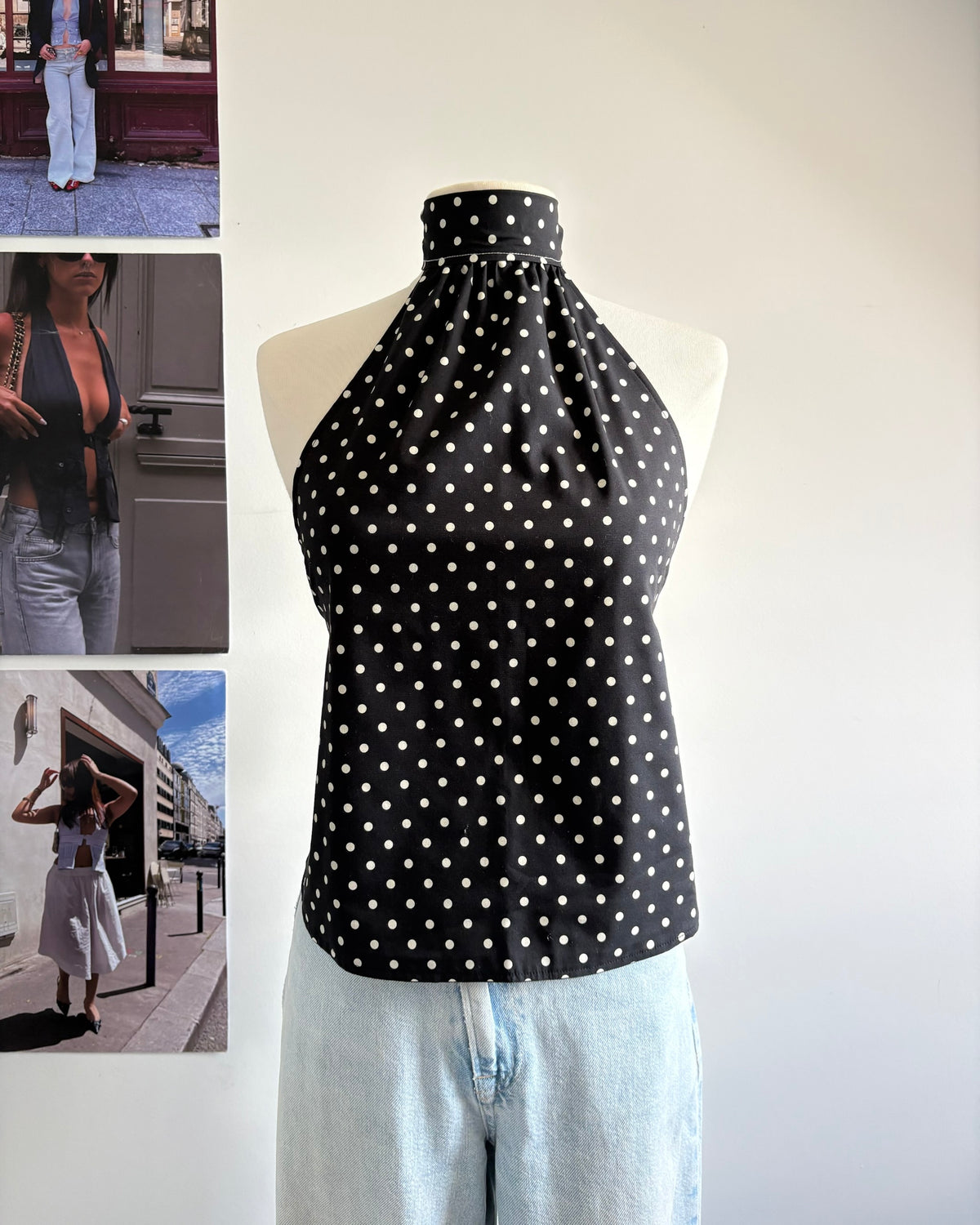 le Choker Top Classic Polka