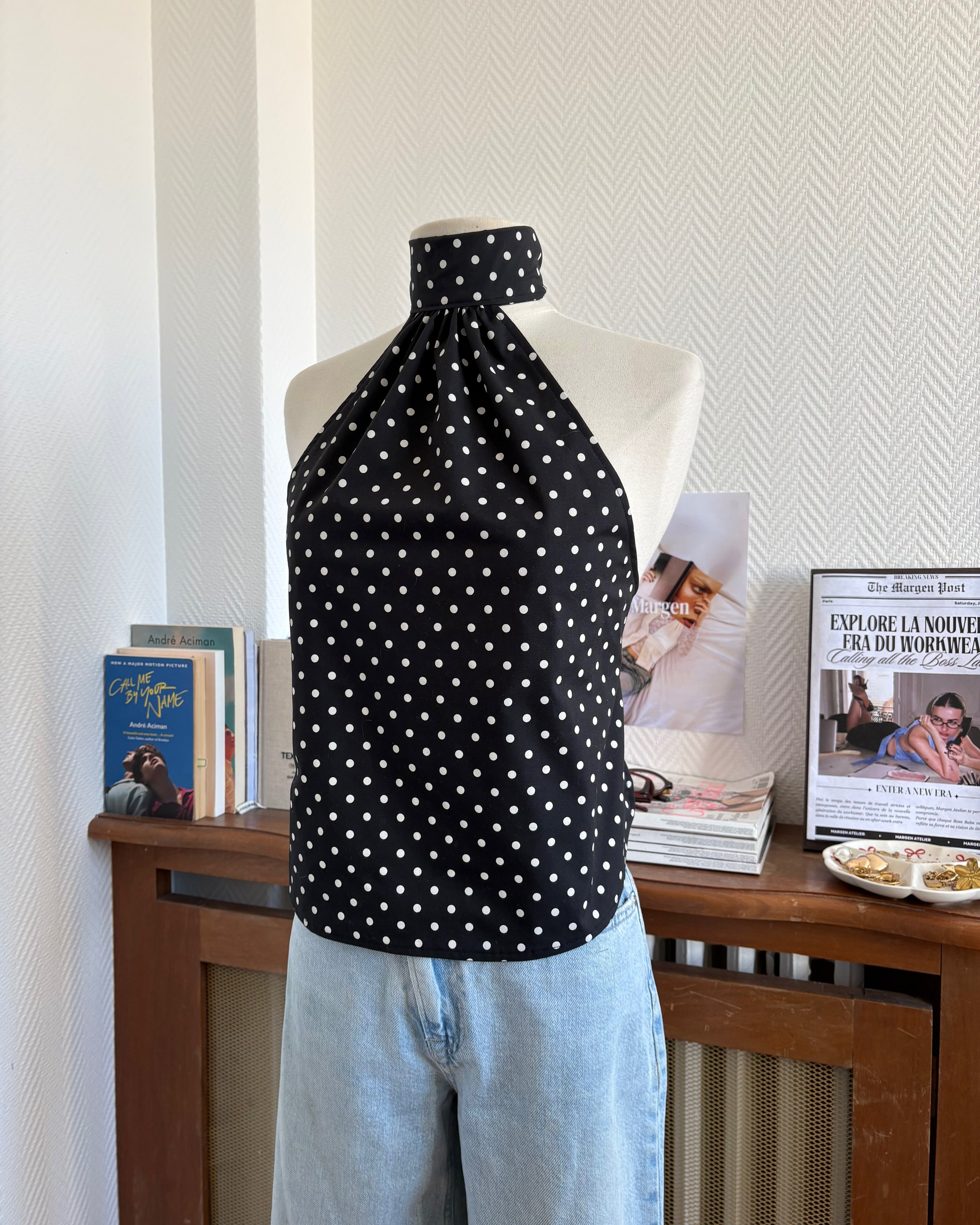 le Choker Top Classic Polka