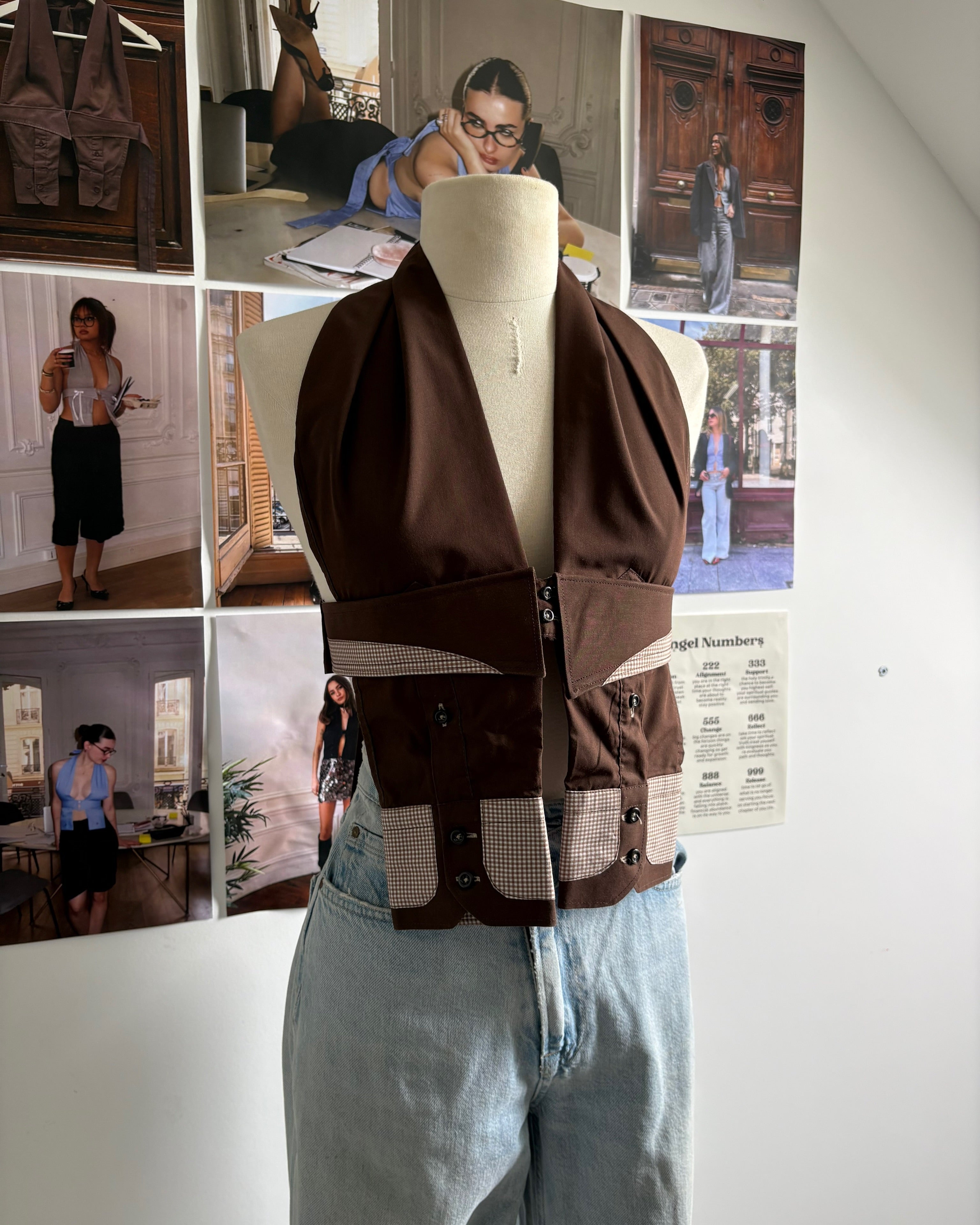 le Top Chemise Brown
