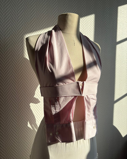 le Top Chemise Pink Polka
