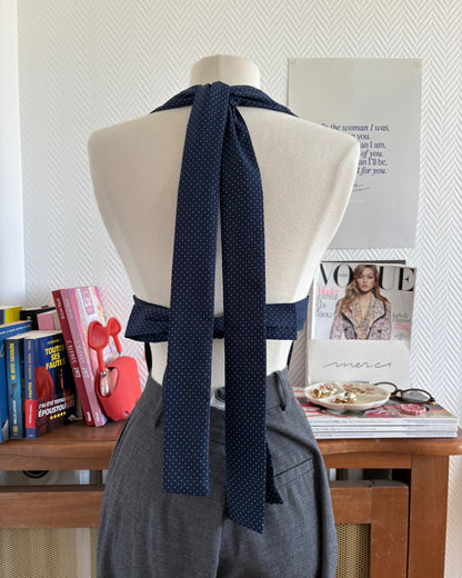 le Top Chemise Navy Polka